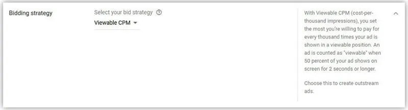 google ads Viewable CPM