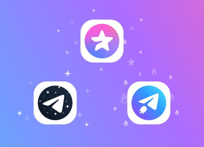 آیکون اپلیکیشن اختصاصی برای تلگرام پریمیوم